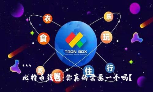 ```
比特币钱包：你真的需要一个吗？